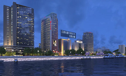 燈光工程三維動(dòng)畫演示：福州市馬